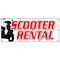 Signmission SCOOTER RENTAL BANNER SIGN scooter rent vespa shop travel mobility B-96 Scooter Rental - alternate 1